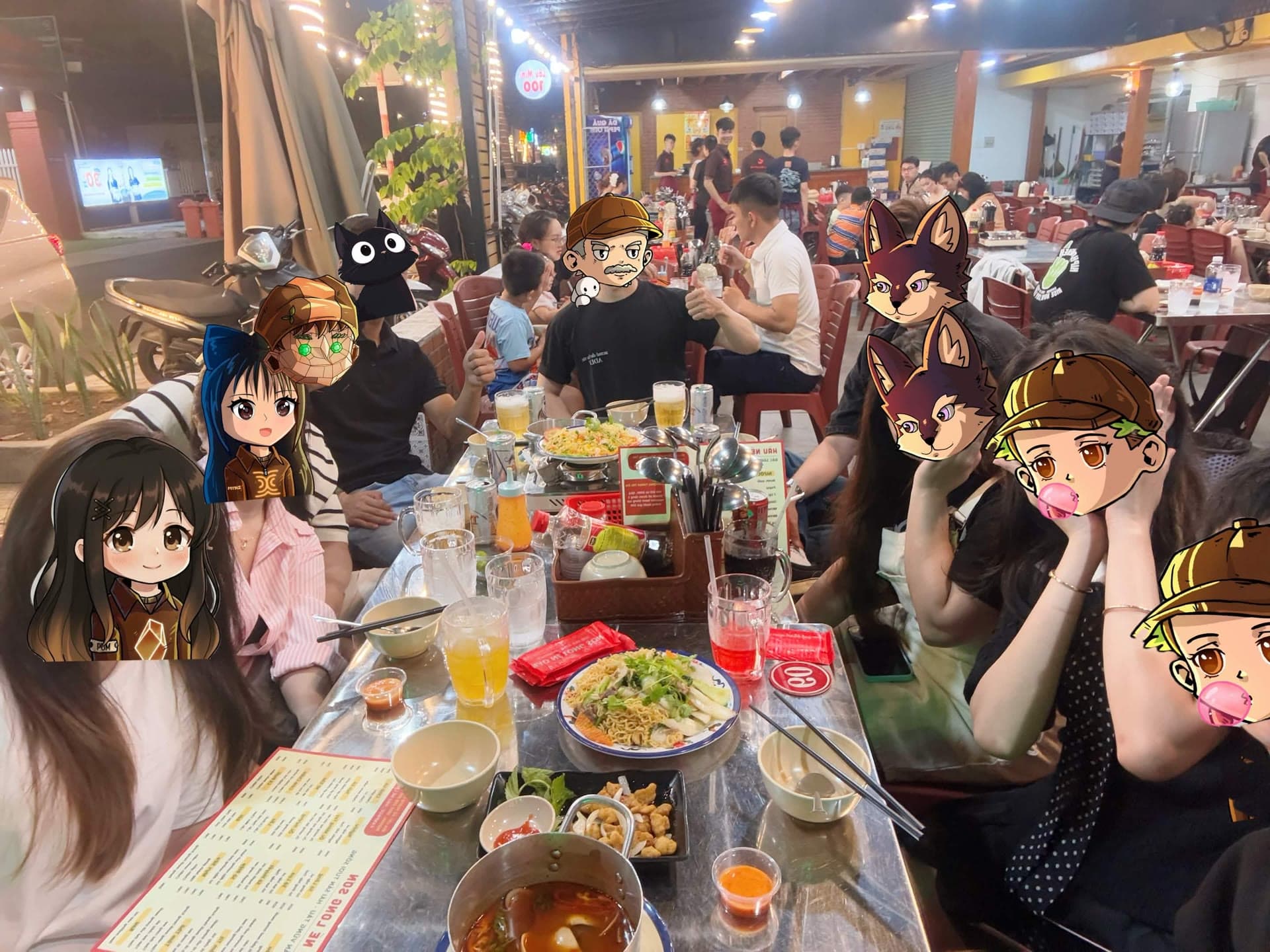 A small Seismic community dinner